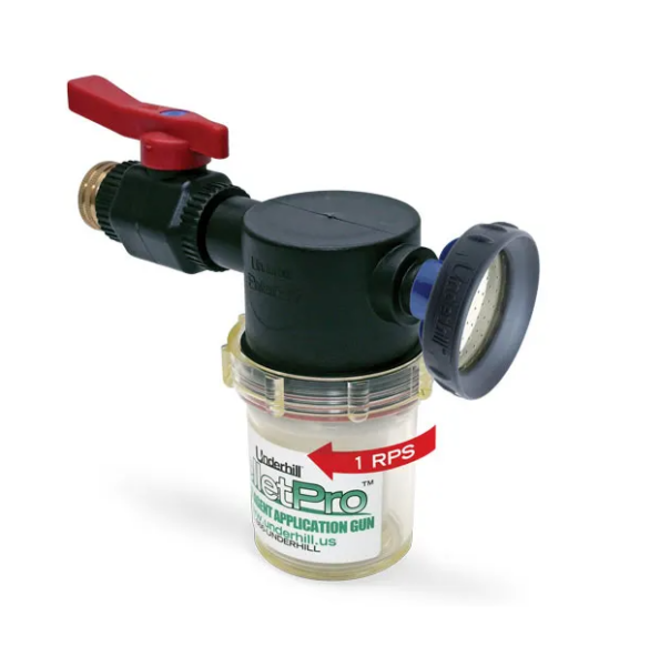 UNDERHILL PELLETPRO APPLICATOR W/RAINPRO NOZZLE - 3/4" QUICK CONNECT