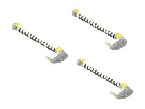 BRUSH ASSY KIT - REAR ROLLER (SET 3)