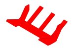 SOD BLADE - 12 X 1/4 HD W/3 FINGERS