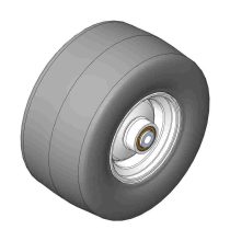 WHEEL - PNEU ASSY - 12 IN