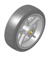 WHEEL - 8 FRONT CASTER ASSY